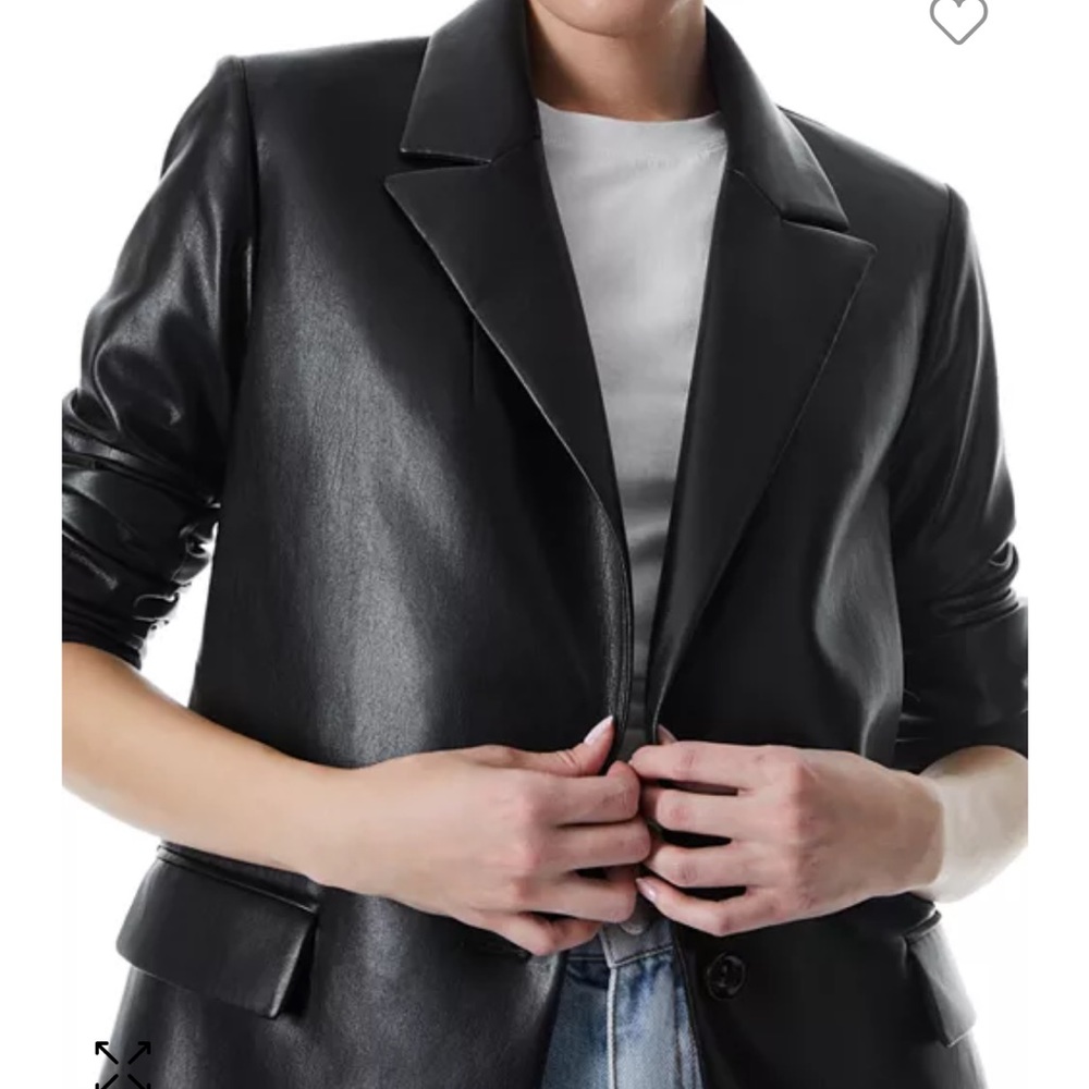 Alice + Olivia faux leather jacket